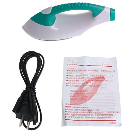 NOWON Mini Plancha de Viaje eléctrica portátil para Ropa Seca Enchufe de EE. UU.