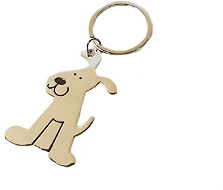süßer Hund Bello Schlüsselanhänger 6cm | Glück | Geschenk | Liebe | Frauen | Damen | Herren | Kinder | Jungen | Mädchen | Schlüsselbund | Schlüsselhalter | Hund | Welpe