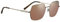 Serengeti Unisex Loy Sonnenbrille, Glänzendes helles Gold, M