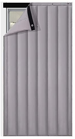 Thermal Insulated Door Curtain,Winter Doorway Cover Screen, Soundproof Blanket, Privacy Curtains,tapestry Windproof Waterproof Warm Cold Protection,for Living Room Garage Front Door Patio Kitchen