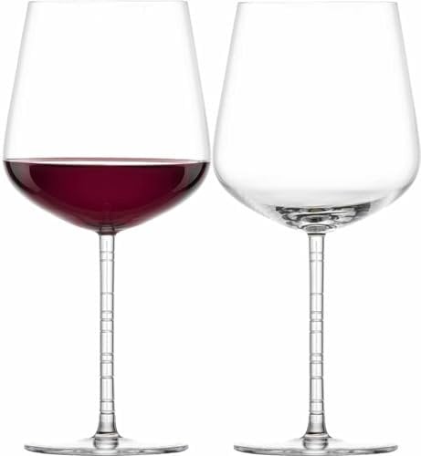 ZWIESEL 123073 - Bicchiere da vino rosso Journey, 805 ml, confezione da 2, colore: Borgogna