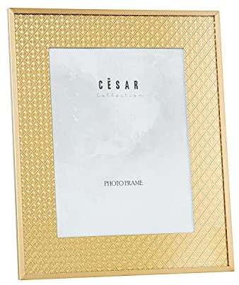 Portafotos de Cristal para fotografia de 10x15cm en Dorado ExT:18x23 cm