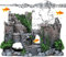 XUBX Aquarium Ornamente, Aquarium Bus Dekoration, Roboter Berghöhle Zubehör Aqua Deko Für Kleine Garnele Fisch Schildkröte, das dekorative Polyresin Landschaft Für Fish Tank