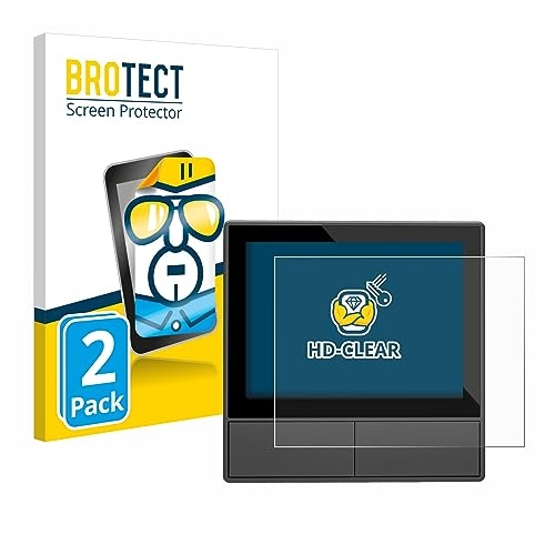 BROTECT Schutzfolie für SONOFF NSPanel Smart Scene Wall Switch EU | 2 Stück Transparenter Displayschutz Made in Germany Klare Displayschutz-Folie Clear Einfache Montage Case-Friendly