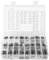 Spannstift Set, Spannstifte Set, 280-teiliges Set Edelstahl-Spannstifte, Federstifte M1,5 M2 M2,5 M3 M4 M5 M6 M8, aus Kunststoffbox, Spannstift Hohlsplinte Sortiment Set, für mechanische Industrie