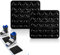 2 Stück Snowboard Stomp Pads, Snowboard-Griffpolster rutschfest Matte Selbstklebend Snowboard Grip Pad Extra Grip Gepolstert für Winter Schnee Ski Zubehör (Schwarz)