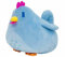 TOPLITHE Stardew Huhn Kuscheltier, Tierhuhn Plüsch Bauernhof Henne Plüschtier Kissen Als Geschenk for Spielefans(Size:Blue)