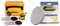 Mirka DEROS II 5650 Ponceuse excentrique avec aspiration pour papier abrasif Ø 125 et 150mm, course 5,0mm et Abranet Disques abrasifs filet Ø 150mm autoagrippant, grain P120, 10 pces