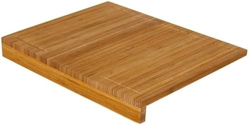 Tabla Cortar Corte Cocina con Soporte Madera Bambu Tabla Encimera (35x25 CM)