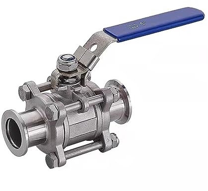 Kugelhahn-Set, Vakuum-Kugelhahn KF16 KF25 KF40 KF50 Edelstahl-Vollanschluss-Absperr-Vakuum-Kugelhahn mit Klemmende Homebrew(Size:KF-25)