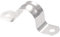 Unifizz 22mm(0.87) Rigid Pipe Strap 2 Holes U Bracket Cable Clamp, 201 Stainless Steel Tension Tube Clip Conduit Clamp Hanger 16pcs