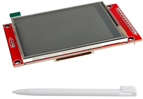 DIYmalls 2,8 Zoll SPI TFT LCD Display 9341 of ILI Resisive Touch Screen Modul 320x240 5V w/Card Slot für Arduino 2560 ESP32 Development Board