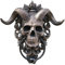 Vintage Eisen Shofar Heavy Duty Gothic Türklopfer Totenkopf Statuen Türklopfer Türgriff Perfekte Dekoration Zuhause
