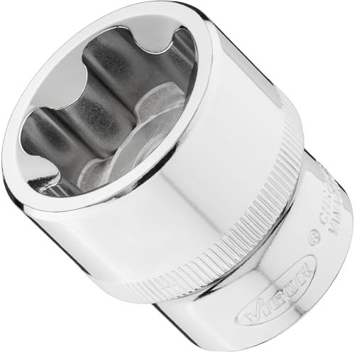ViGOR T-Plus Steckschlüsseleinsatz V7920-EPR32, 1/2 Steckschlüsseleinsatz EPR32, langlebig und robust, ideal für Werkstätten und Heimwerker