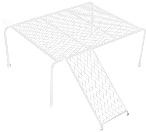 KONTONTY Pet Rack Chicken Coop Feeding Platform Ladder Mesh Block for Pet Rutin Chicken Landscape Outdoor Use