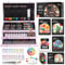 Shuttle Art 202 Piezas Maletin Pinturas, Estuche Pinturas con 4 Bloc de Dibujo, Lienzo, Pintura Acrílica, Lápices de Colores, Lápices de Cera, Pasteles, Kit Pintura para Niños Adultos, Violeta
