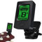 Sghtil Stimmgerät mit Clip für Gitarre, Stimmgerät für Gitarre, akustische Kalibrierung mit LCD-Display – schnelles und präzises Stimmen von Instrumenten für Akustikgitarren und E-Gitarren