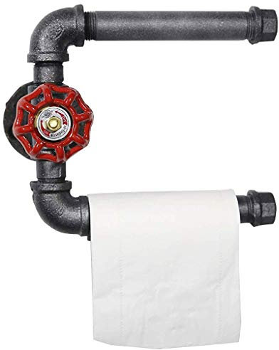 Porta carta igienica a parete, porta asciugamani di carta industriale, porta rotani di carta industriale, porta rotolo doppio di carta igienica in ferro creativo, antiruggine, anticorrosione