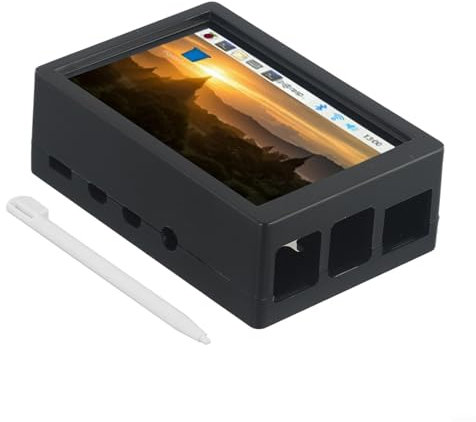 UTTASU Design elegante 3 5 pollici touchscreen monitor per Raspberry Pi 4 modello B include tutti gli accessori necessari (A)