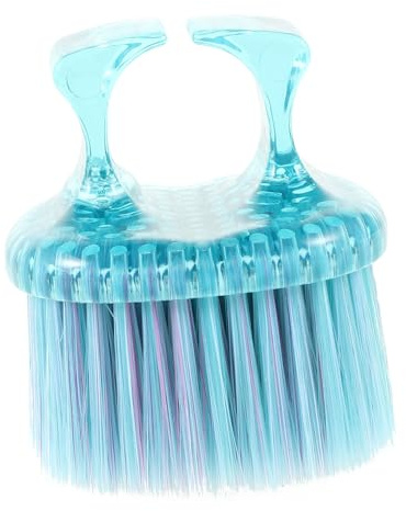 WRITWAA Friseurbürste Nackenstaubwedel Mittel Weich Langlebige Borsten Friseure Barber Zubehör Für Haarschnitte Nacken Und Gesichtsreinigung Mit Komfortablem Griff