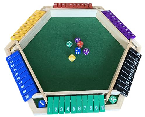 Club Würfelspiel - Familienspaß in der Box, Verwenden Sie Weit Das Reisetabellenspiel | Strategisches Holzwürfelspiel Für Kinder Erwachsene, Mathematikspiel Für Unterhaltung Von, Dating Pe