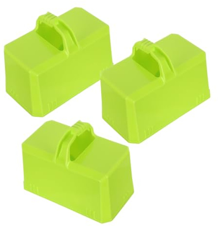 Stampo Mattoni per Neve e Sabbia 3 Pezzi in Plastica per Ragazzo Ragazza | Uso Outdoor Estivo, Leggero e Facile da Trasportare, Forma Blocchi Rapidamente Colore Casuale