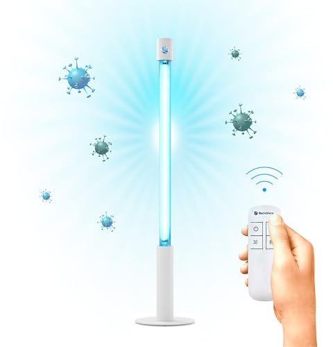 BactoSfera 360° 15 W UV-C Desinfektion Ozonfrei mit RC-TIMER (Weiß)