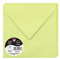 Clairefontaine 55473C - Packung mit 20 Umschläge Pollen, 165 x 165mm, 120g, ideal für Einladungen und Korrespondenz, Knospengrün, 1 Pack