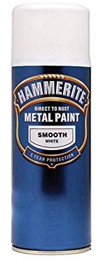 Hammerite Smooth Finish Aerosol White 400ml