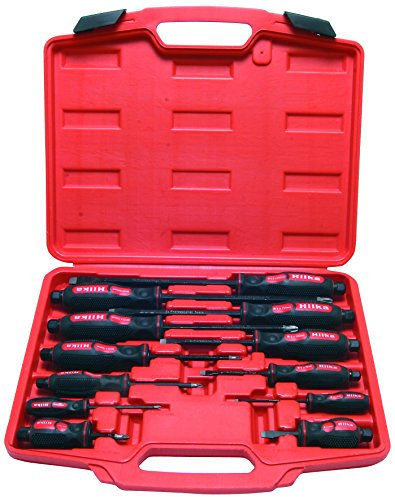 Hilka 37999912 Pro Craft High Impact Screwdriver Set - Orange (12-Piece)