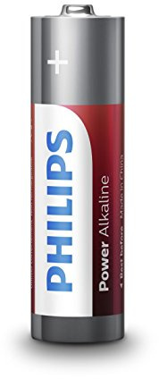 Philips LR6P6BP Batteria Alcalina AA senza Cadmio, Mercurio e Piombo, Confezione da 6 Pezzi