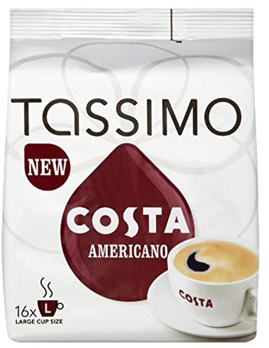 Tassimo Costa Americano Pack of 2, 2x16 T-Discs