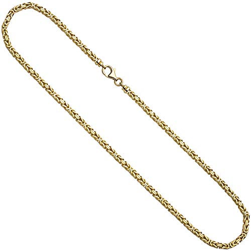 Jobo Herren Goldkette Königs-Kette aus 8 Karat 333 Gold massiv 3,2 mm 42 cm