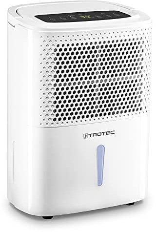 TROTEC Raumentfeuchter elektrisch TTK 26 E – Leistung 10 L/Tag – Fläche 15 m² / 37 m³ – Entfeuchtungsgerät mit Autoabschaltung