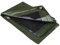 WERKA PRO Bâche Multifonctions Noire et Verte 240 g/m2 1,5 x 6 m