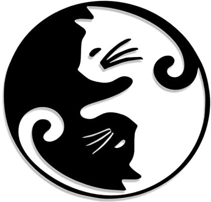 Decus Cats Yin and Yang // Sticker OEM JDM Style Aufkleber