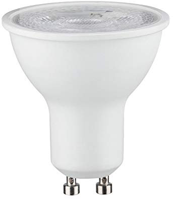 Paulmann 28755 Lámpara LED reflector RAL9003 7 W, regulable, fuente de luz, blanco mate, luz eficiente, blanco neutro 4000 K GU10