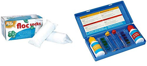 BSI Floc Socks Chaussette de floculation & Test Kit Teste d'eau piscine