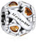 NINGAN Charms in argento 925 Novembre pietra natale perline adatto per braccialetti da donna regalo di giorno festivo