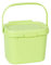 Addis 518536 Everyday Kitchen Food Waste Compost Caddy Bin, 4.5 Litre, Mint Green
