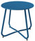 Grand patio Beistelltisch Kaffeetisch Rund Garten Beistelltisch Outdoor, Leicht, Stabil, Einfacher Aufbau, Kleiner Sofatisch ideal für Draussen, Wohnzimmer, Schlafzimmer, Büro (Pfauenblau)