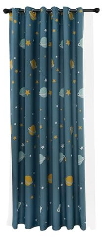 HERCHR Vorhang Blickdicht, Gedruckte Blackout, Kindisch Vorhänge, Polyester Blackout Vorhänge, 1 PCS Vorhang 100 x 250cm Schlafzimmer Vorhänge Wohnzimmer vorhänge Blickdicht
