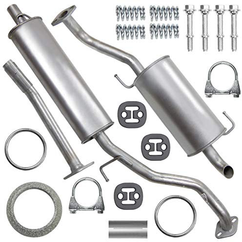 Adamot Auspuffanlage Schalldämpferset Auspuff für Micra 3 III K12 1.0 1.2 1.4