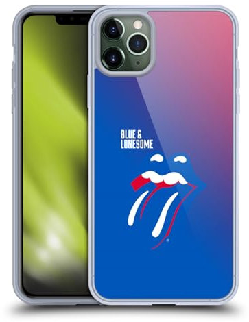 Head Case Designs Licenciado Oficialmente The Rolling Stones Álbum Azul y Solitario Arte Clave Carcasa de Gel de Silicona Compatible con Apple iPhone 11 Pro MAX