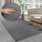 the carpet Premium Moderner Hochflor Langflor Wohnzimmer Teppich, Super Soft, Kunstfell, Flauschig, Felloptik, Anthrazit, 200 x 290 cm
