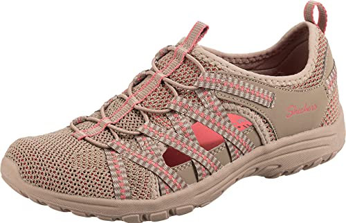 Skechers Damen Reggae FEST 2.0 Happy Getaway Basket, Taupe, 39 EU