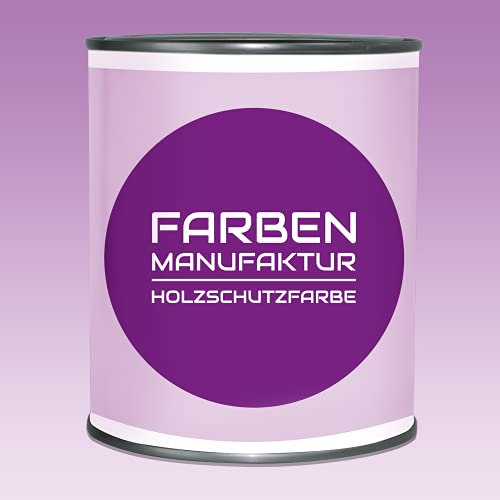Holz(t) räume Farben Manufaktur Holzschutzlack Holzlack Holzlasur wetterbeständiger Langzeitschutz Wetterschutzfarbe Holzschutzfarbe (1L, ca. RAL 1005 Honiggelb)