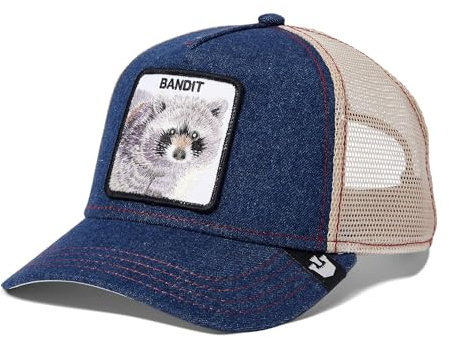 Goorin Bros. The Farm Trucker-Kappe aus Netzstoff für Damen und Herren, Marineblau (Bandit), Einheitsgröße