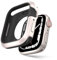 SwitchEasy Custodia in alluminio aeronautico per Apple Watch Series 9/8/7 da 41 mm, custodia rigida con paraurti interno ammortizzante - Odyssey - Starlight White