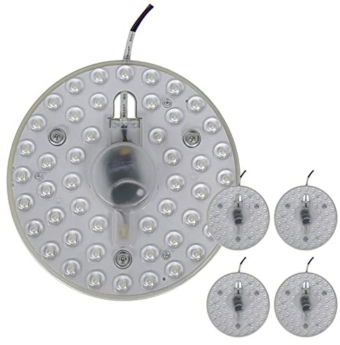 LED ATOMANT Pack 5x Disco Plafon LED imantado para convertir en Downlight LED 24W, (Blanco Neutro 4500K), 2160 Lumenes